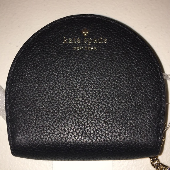 Kate Spade Larchmont Ave Sari Black Leather Wallet - Picture 4 of 7